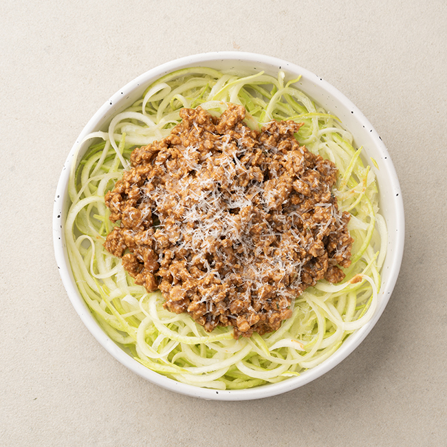 Beef Ragu Ala Bolognese With Zoodles